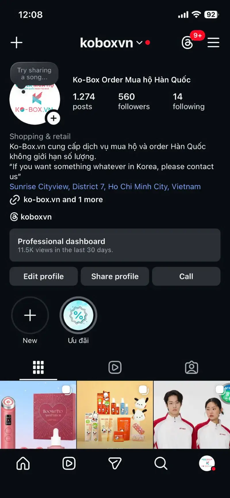 Instagram Ko-Box.vn