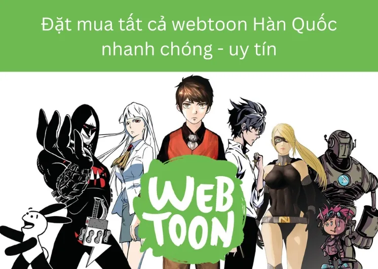 order webtoon Hàn Quốc