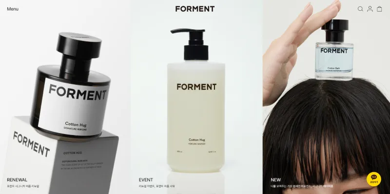 nước hoa FORMENT Hàn Quốc