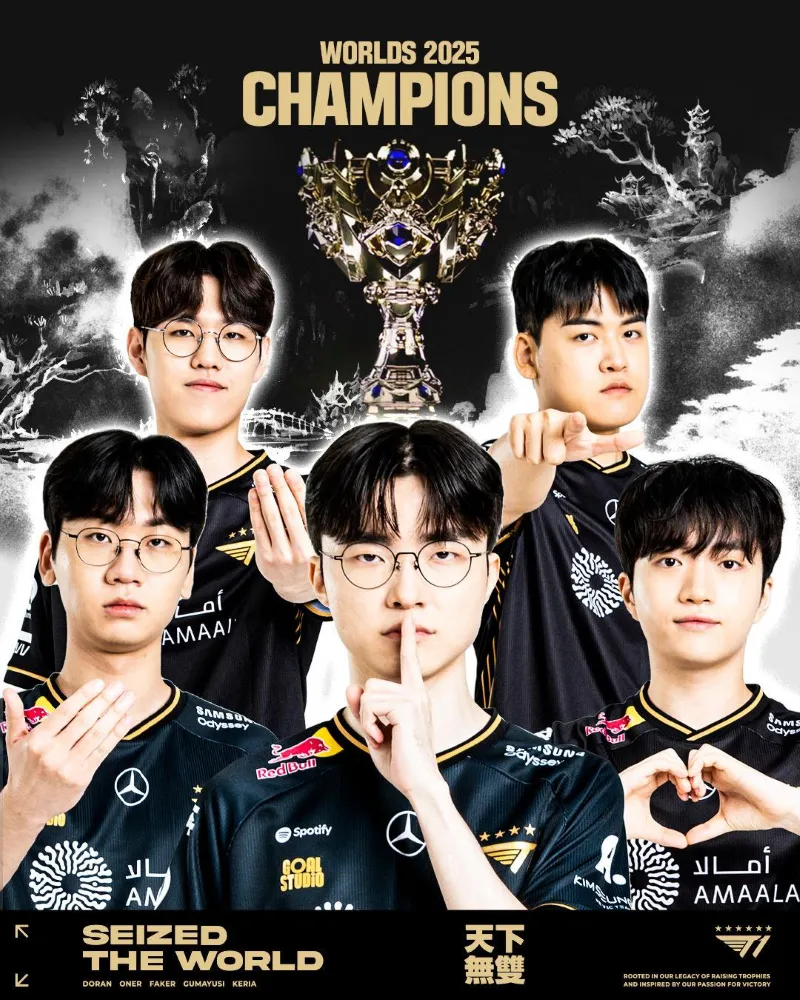 T1 vô địch LoL thế giới 2025