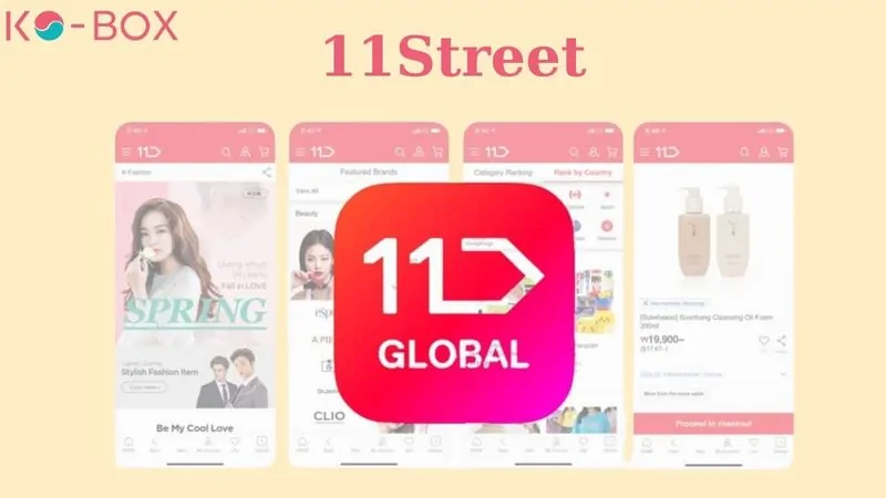App mua sắm đồ Hàn Quốc 11Street