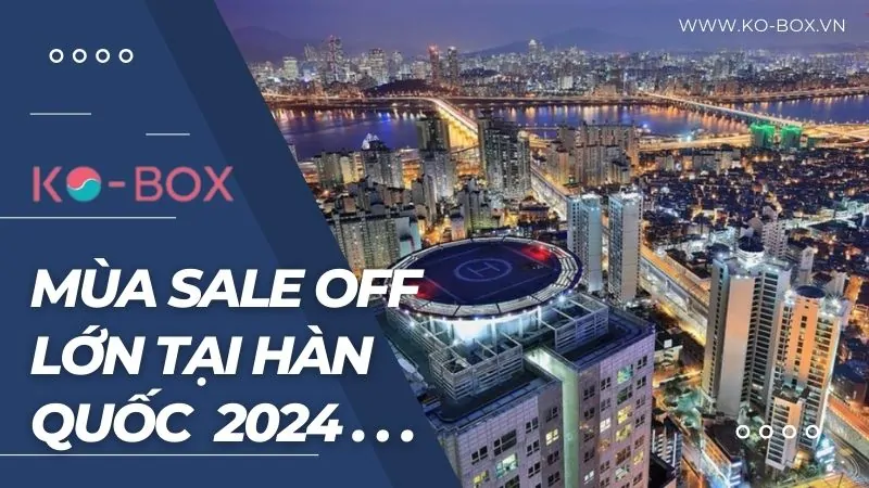 mùa sale off lớn tại hàn quốc