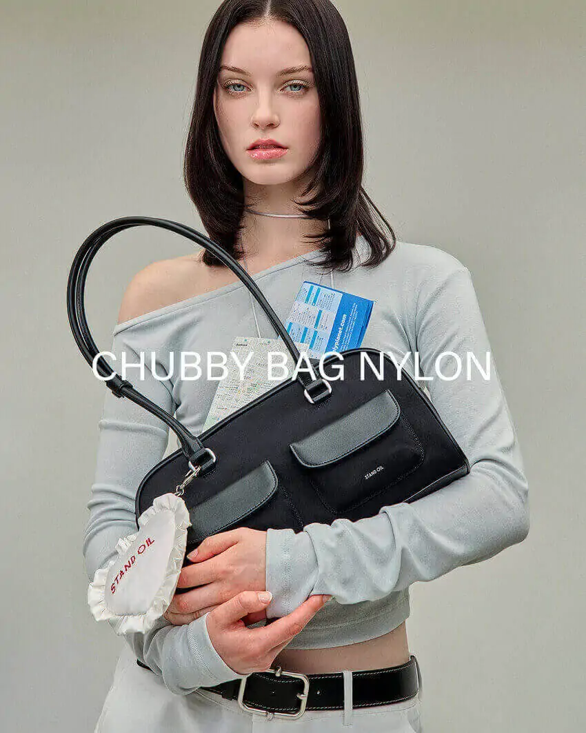 Túi Chubby Bag Nylon Stand Oil