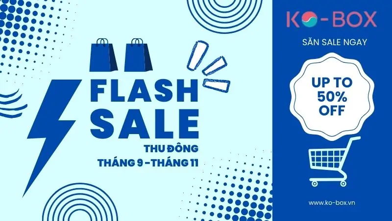 Mùa sale thu đông Hàn Quốc
