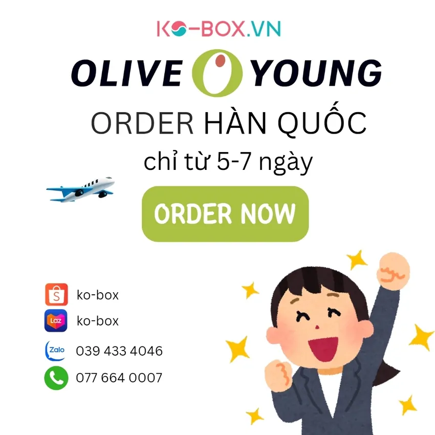 order mỹ phẩm Hàn Quốc chính hãng
