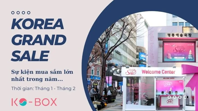Sự kiện Korea Grand Sale tại Hàn Quốc