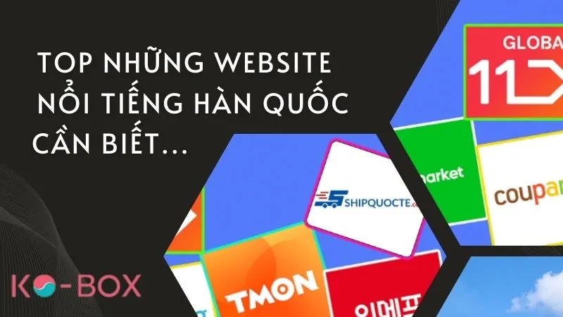 Những trang website nổi tiếng Hàn Quốc 2024