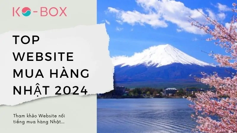 Top trang website mua hàng Nhật 2024