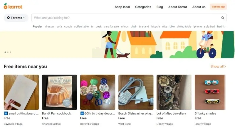 Karrot - nền tảng mua sắm online hot tại Hàn Quốc